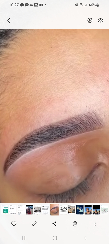 Brow Lamination + Brow Tint