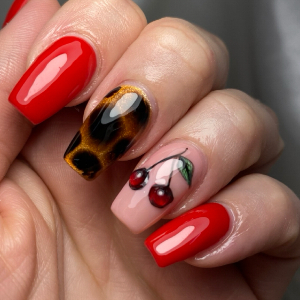Acrylic nail art