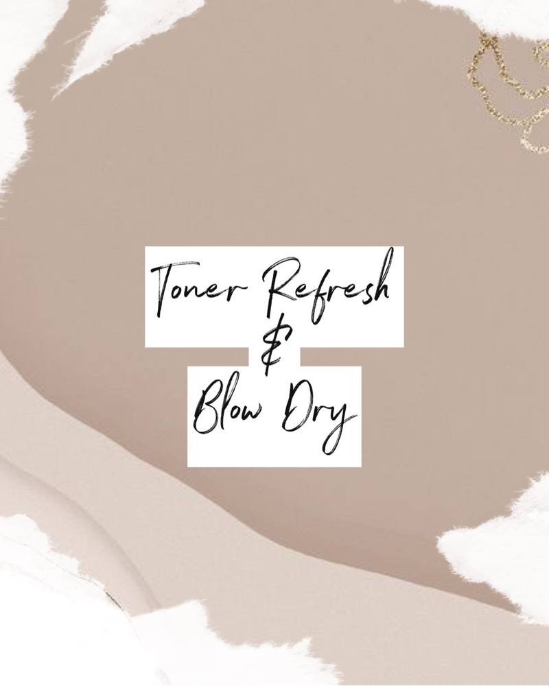 Toner Refresh + Blow Dry & Style