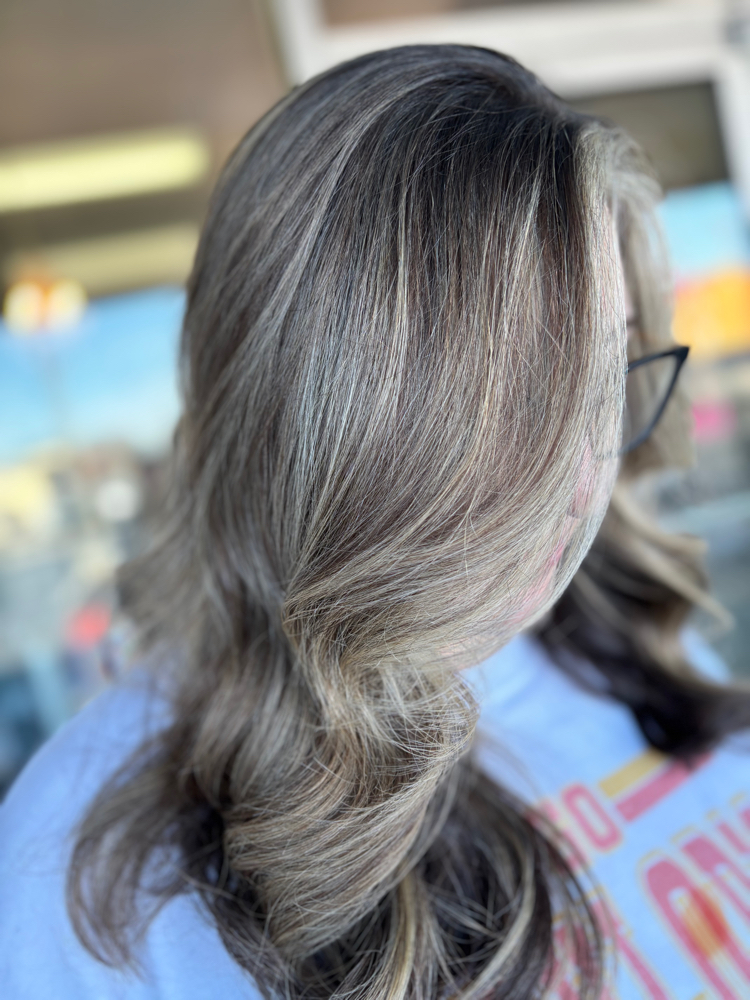 Balayage+haircut+style