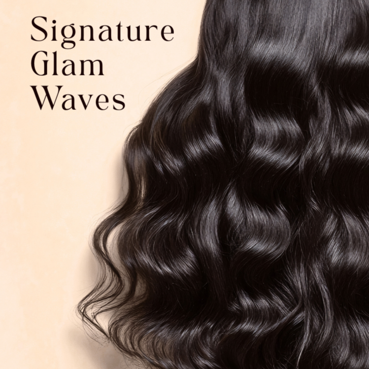 Signature Glam Waves at The Feel Good Chair in Hammond, IN