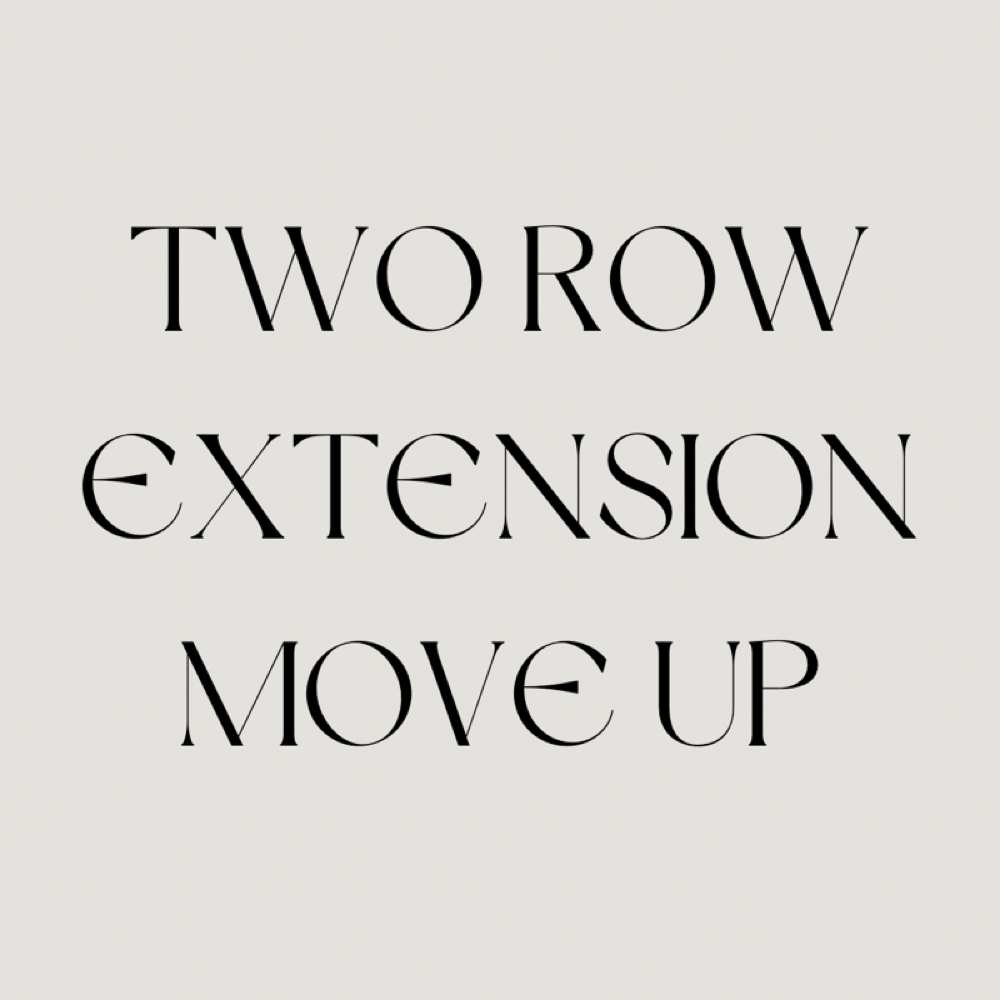Two Row Extension Move Up at Blended Beauty Studio in Bensalem, PA
