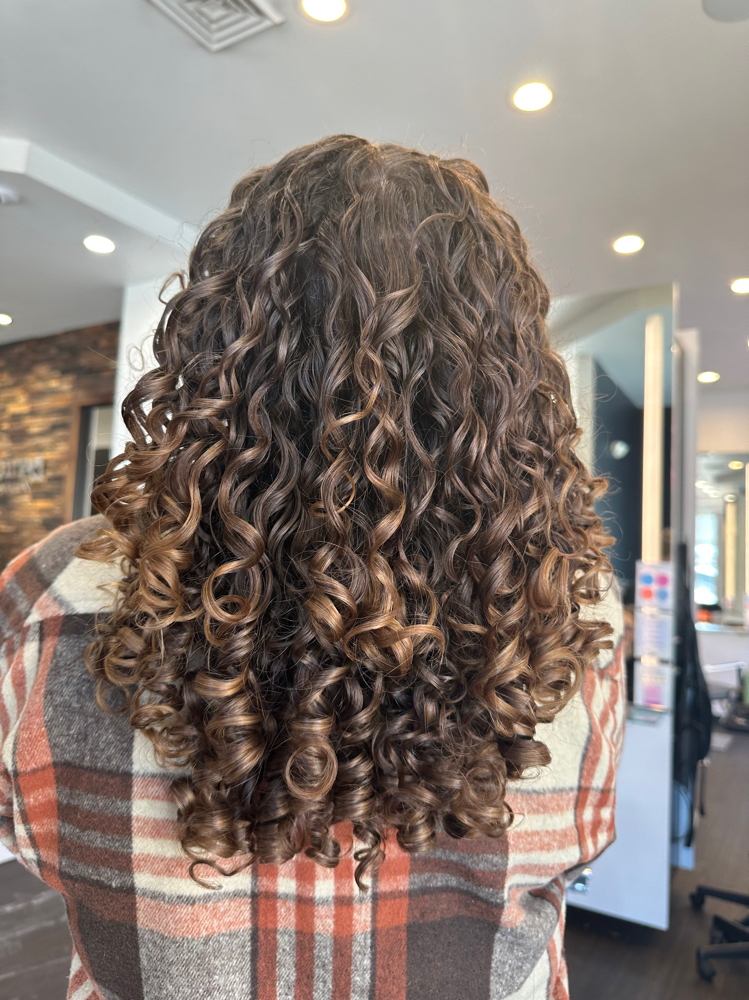 Curly cut at Midwestern Manes in Madison, WI