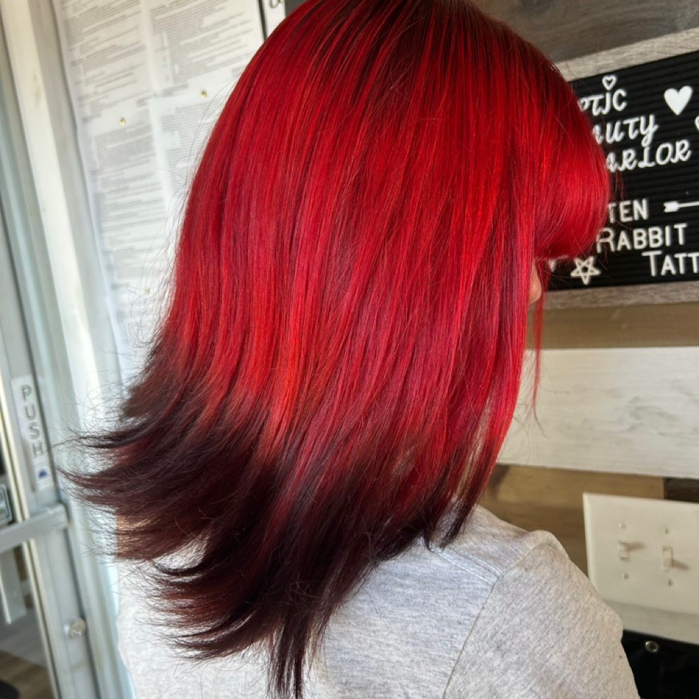 Vivid/ Fashion Color Refresh at Cryptic Beauty Parlor LLC in Thomasville, NC
