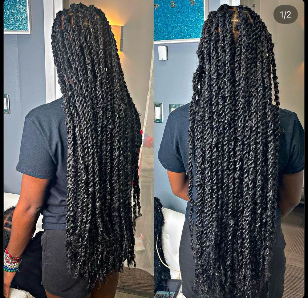 Med Passion Twist (Butt Length)