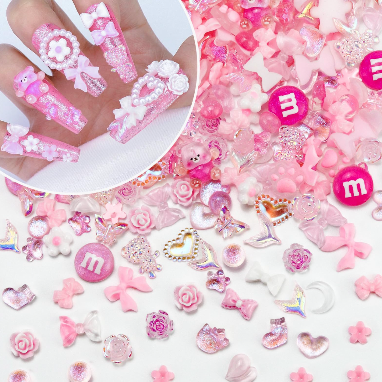 Luxury Nail Jewelry (3D Charms) at Cataleya's Nail Salon and Boutique in Phoenix, AZ