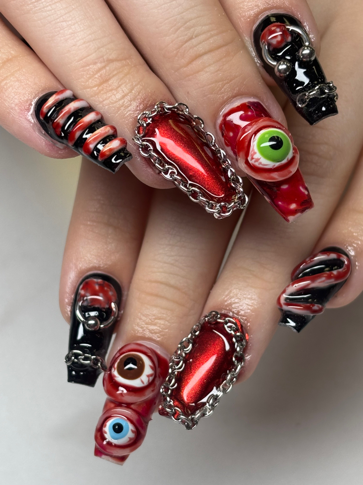 Gel X Full Set Intricate/3D Art