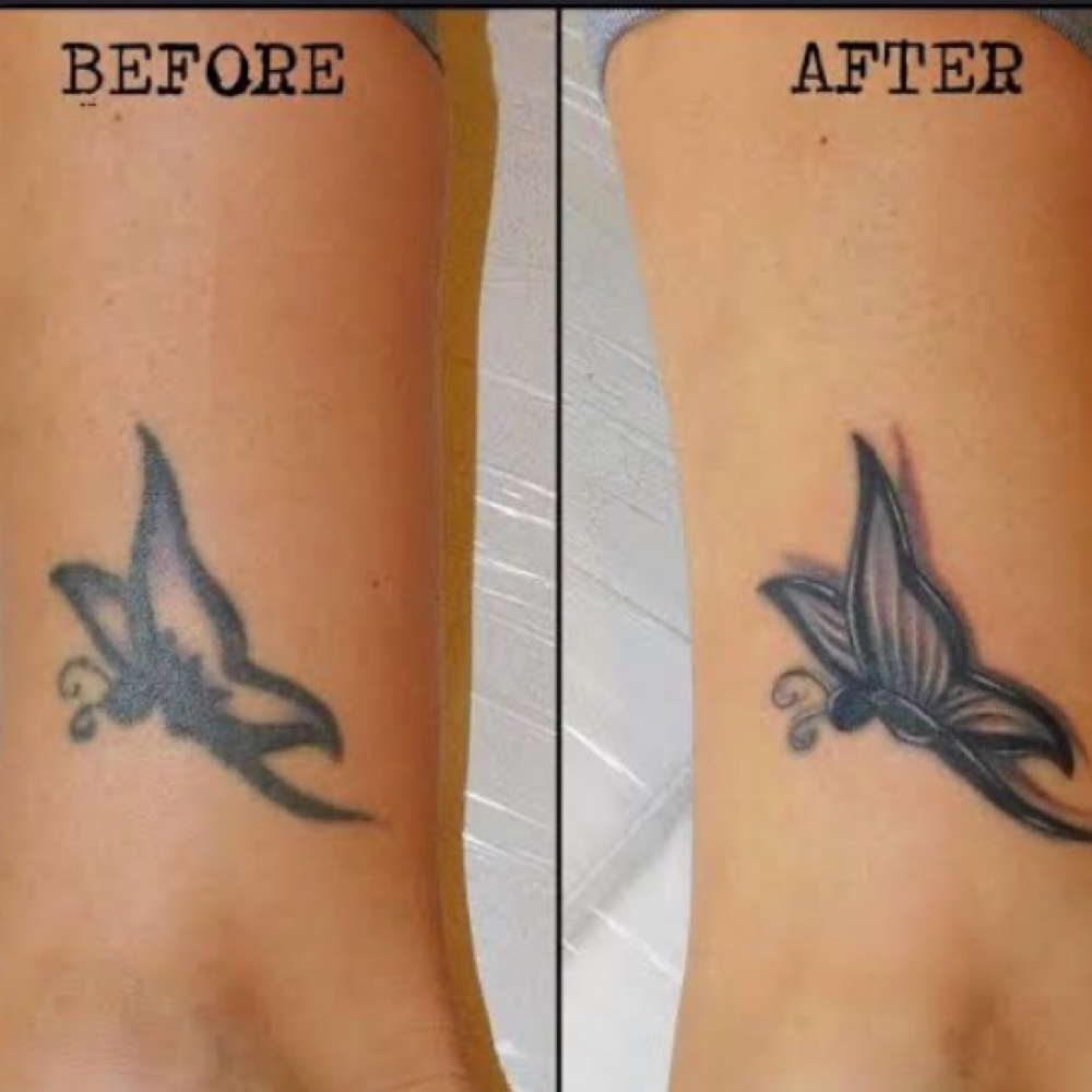 Tattoo Restoration at Nebu Piercings & Tiny Tattoo Studio in Pacifica, CA