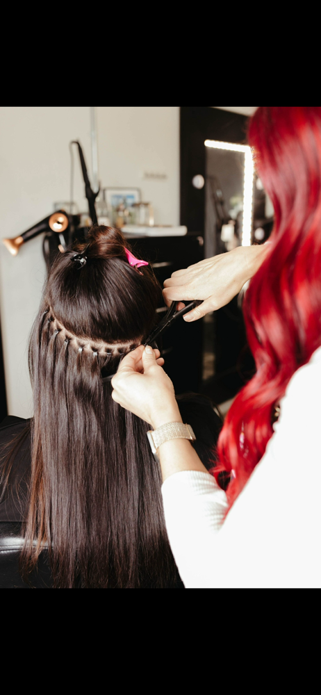 Handtied Hair Extension Move Up