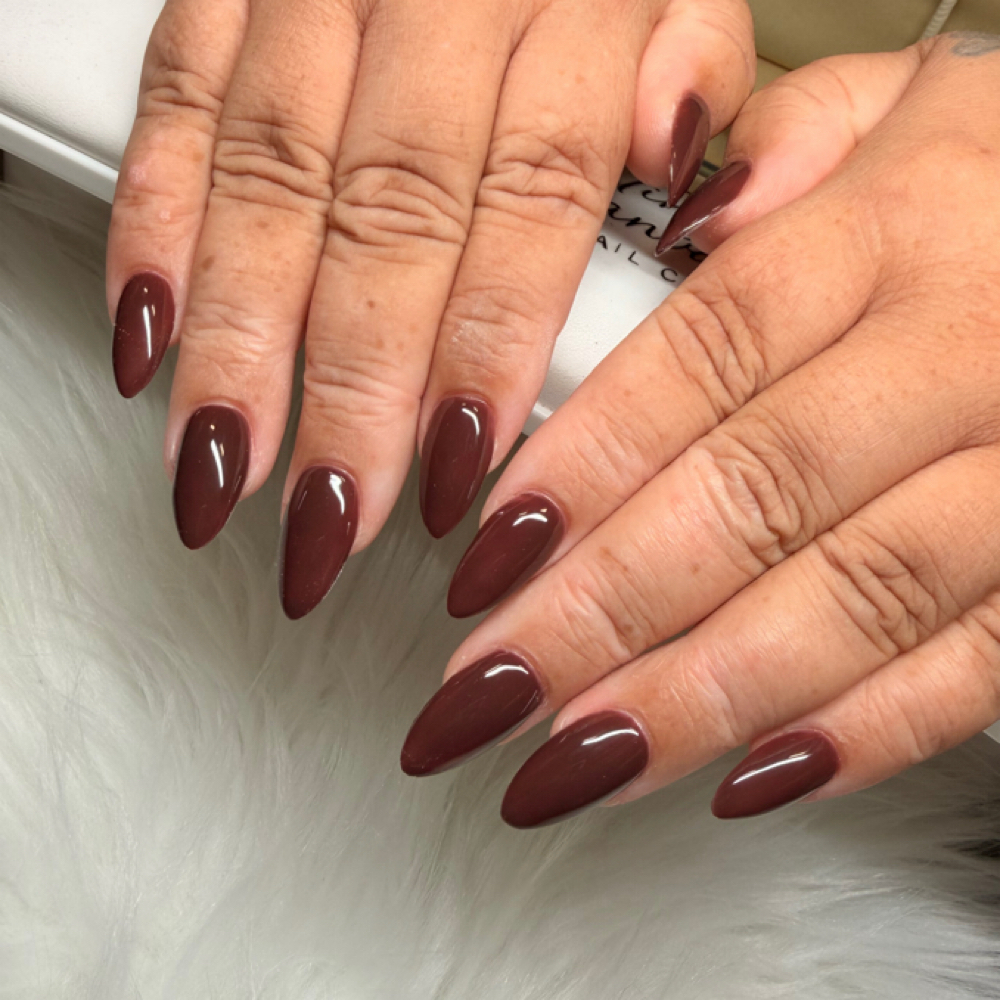 Gel-X Extensions with Single Color at Tiny Canvas Nail Co. in Eden Prairie, MN