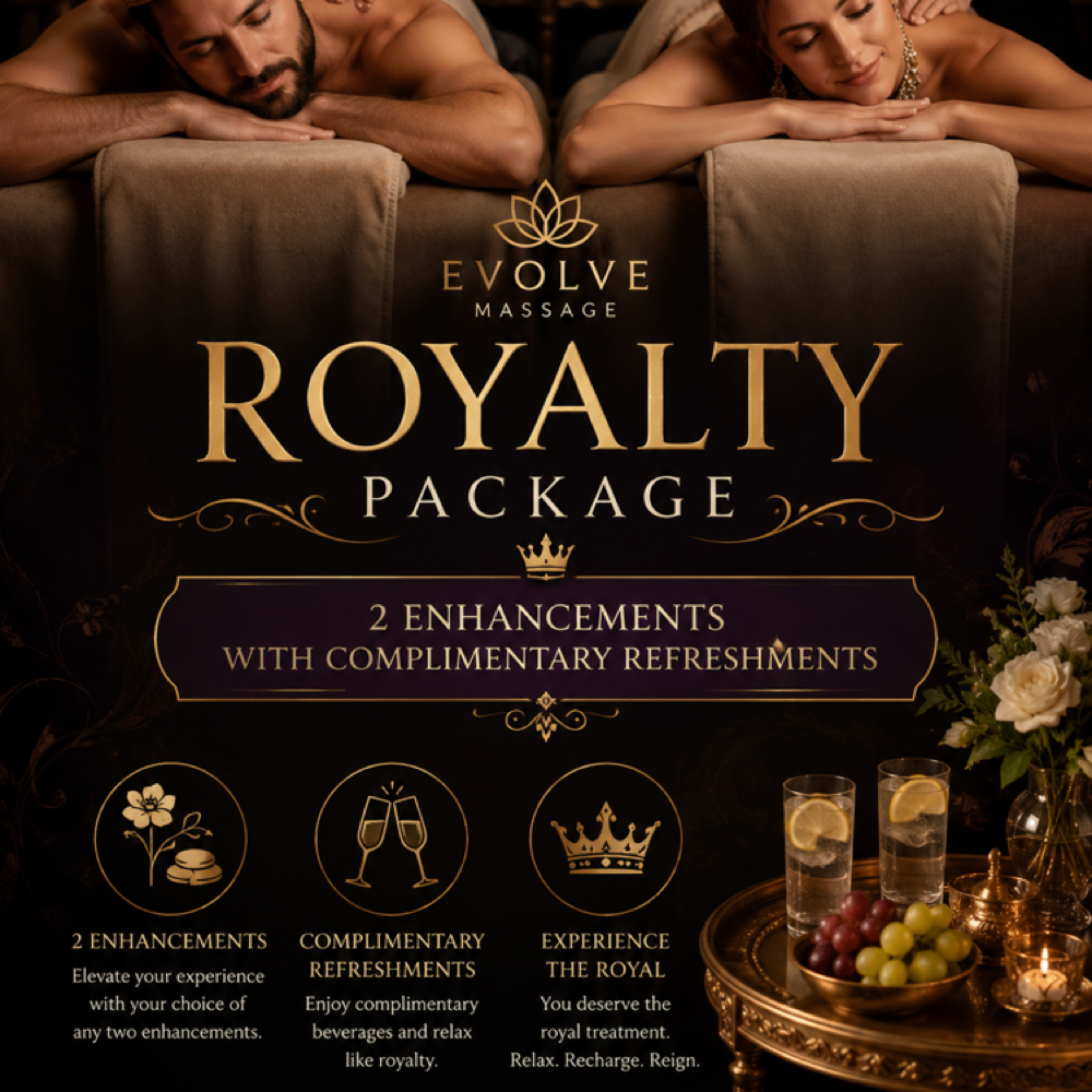 Royalty Massage Enhancement Package at Evolve Massage Therapy & Spa in Richmond, KY