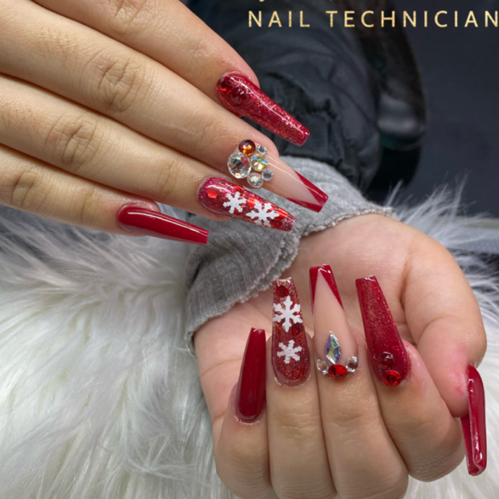 Full Set Long at Amyz Nailz in Nashville, NC