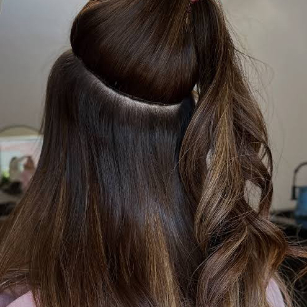 Hidden Bead Extension Application at Beauty By Brandy 603 in Manchester, NH