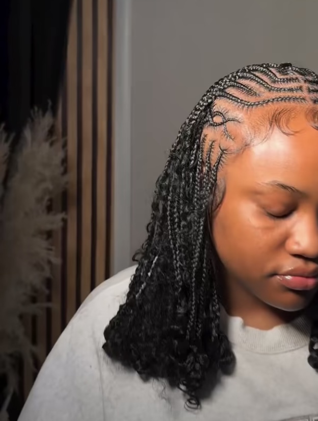 Bob Fulani Braids at Myrathestylist in Philadelphia, PA