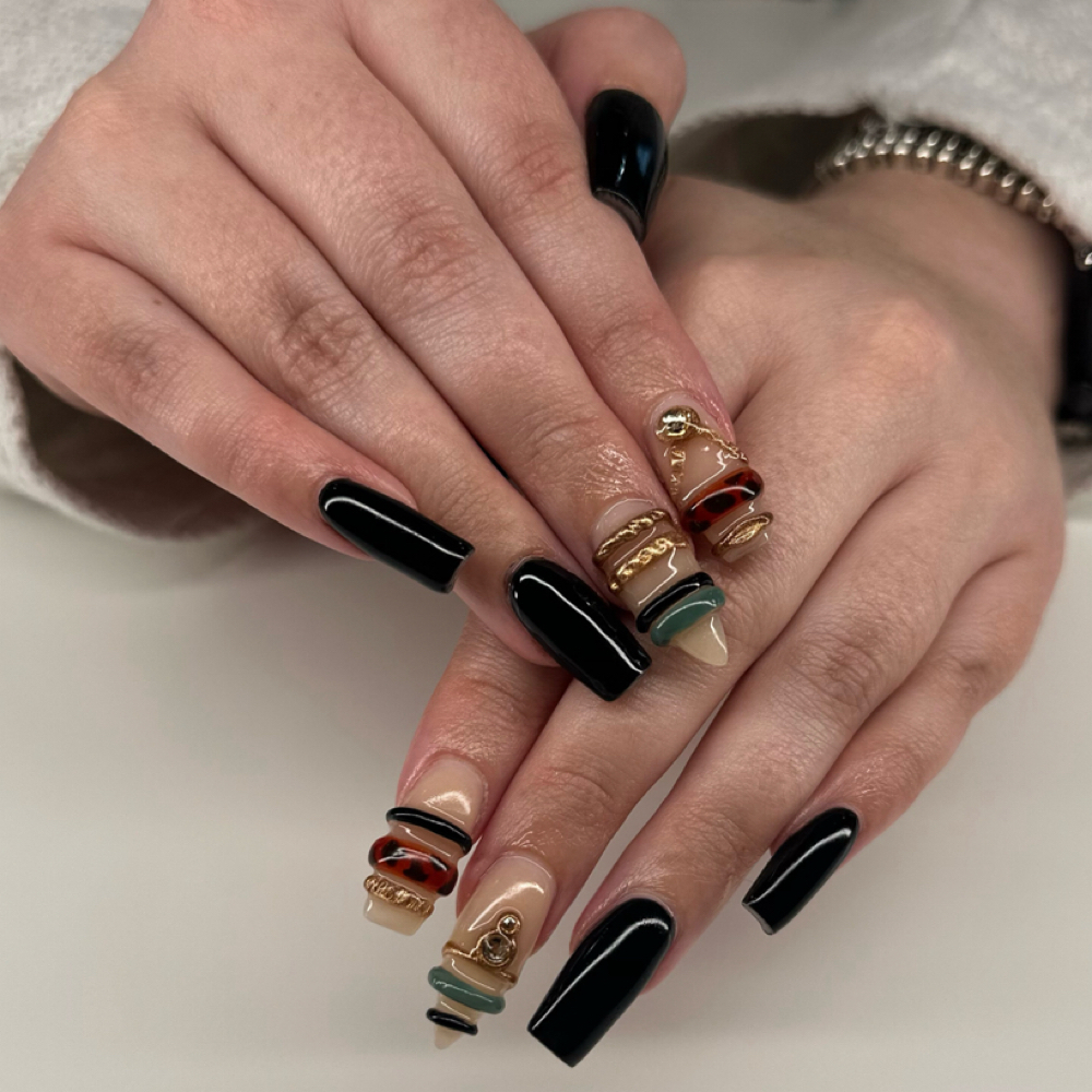 Tier 3 Nail Art at His & Hers Barbershop and Salon in Painesville, OH