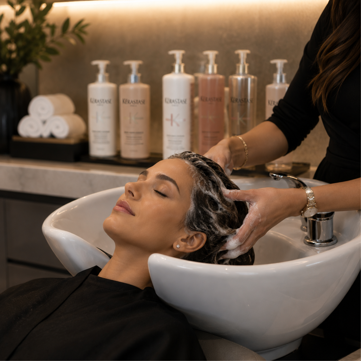 Hair Wash (Shampoo) at Natural Hair Center in Aventura, FL