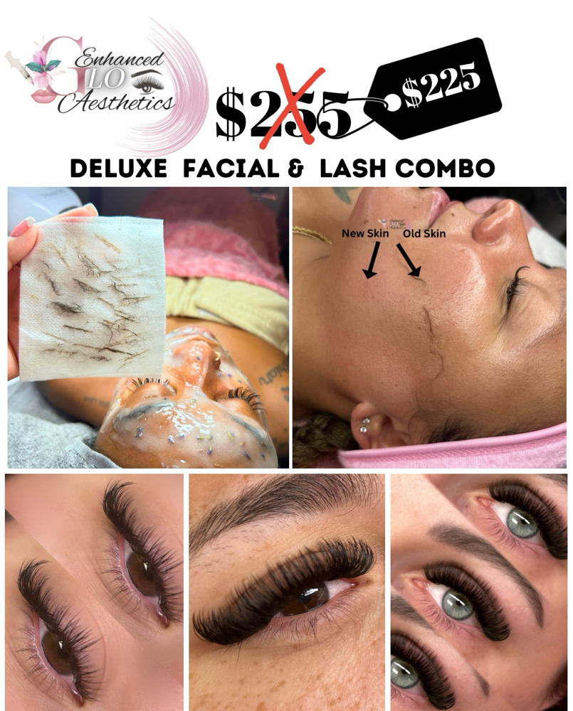 Deluxe Facial & Lashes