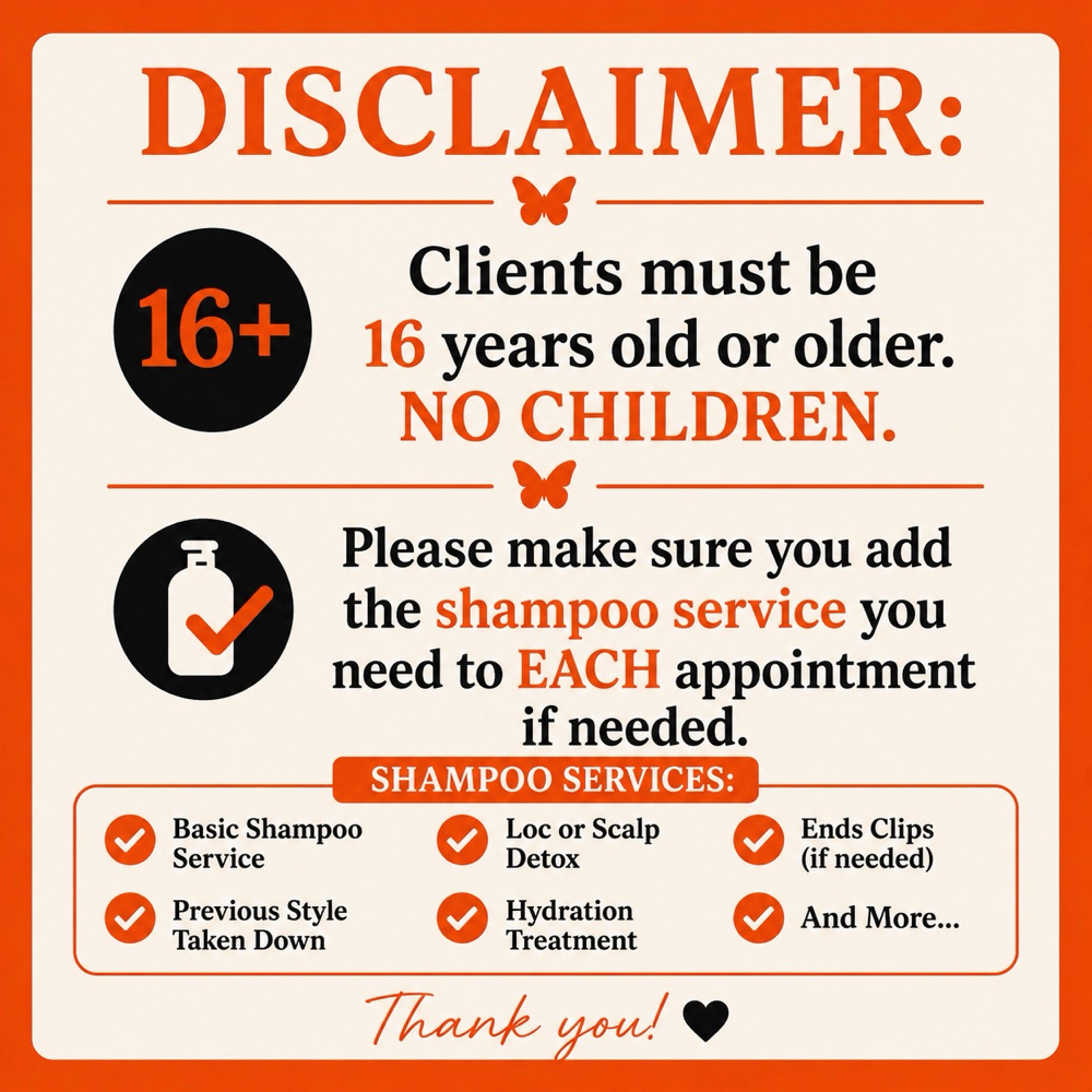 DO NOT BOOK THIS (JUST READ) at DivasButterflyBeautyLLC 🧡 in Detroit, MI