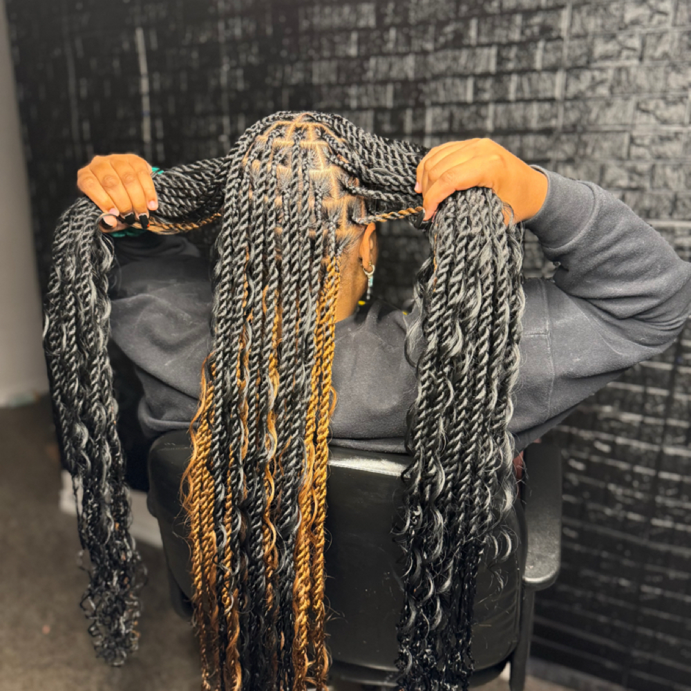 Island Twist (Knotless) (SM) at StylezByJazmyne in Oklahoma City, OK