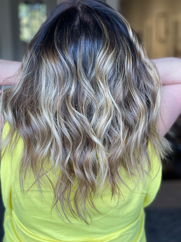 Full Highlight, Toner & Haircut