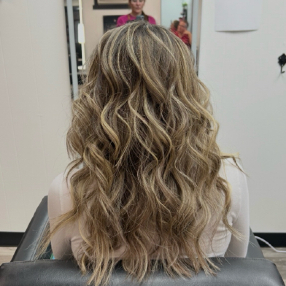 Partial Highlight with Rebecca at Grand Ave Beauty Co. in Beloit, WI