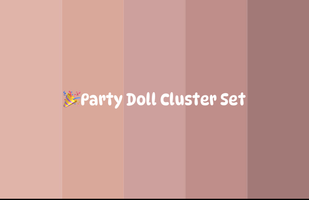 🎉Party Doll Cluster Set
