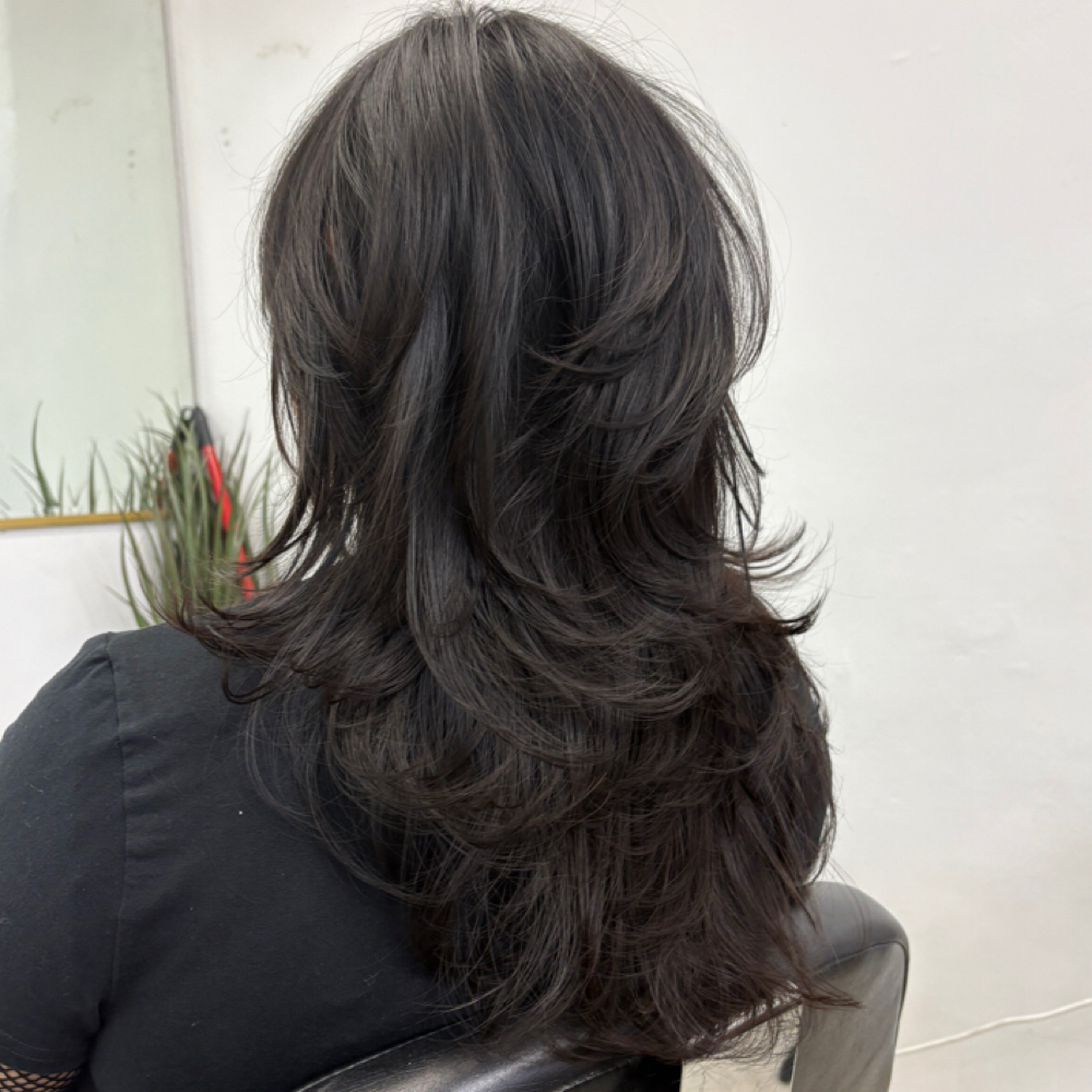 Haircut at spookycrystals in Encino, CA