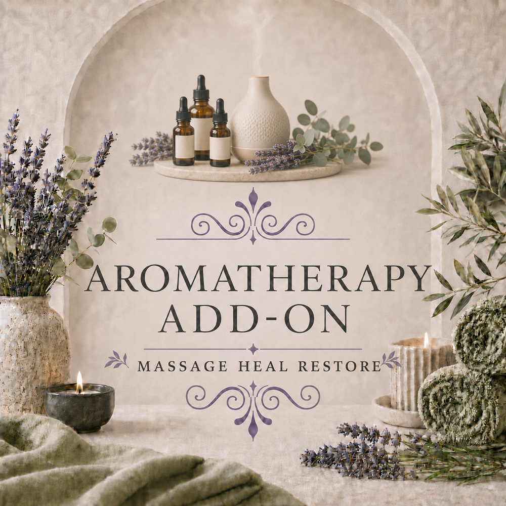 Aromatherapy add on at Massage Heal Restore, LLC in hypoluxo, FL