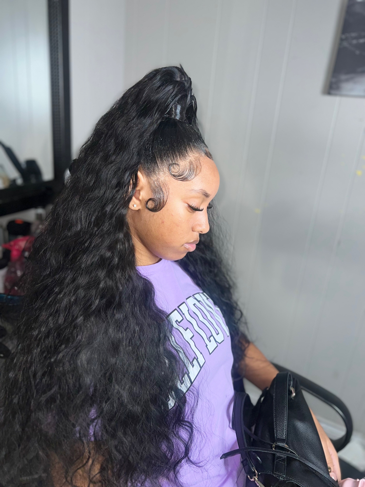 Half Up Half Down Quickweave