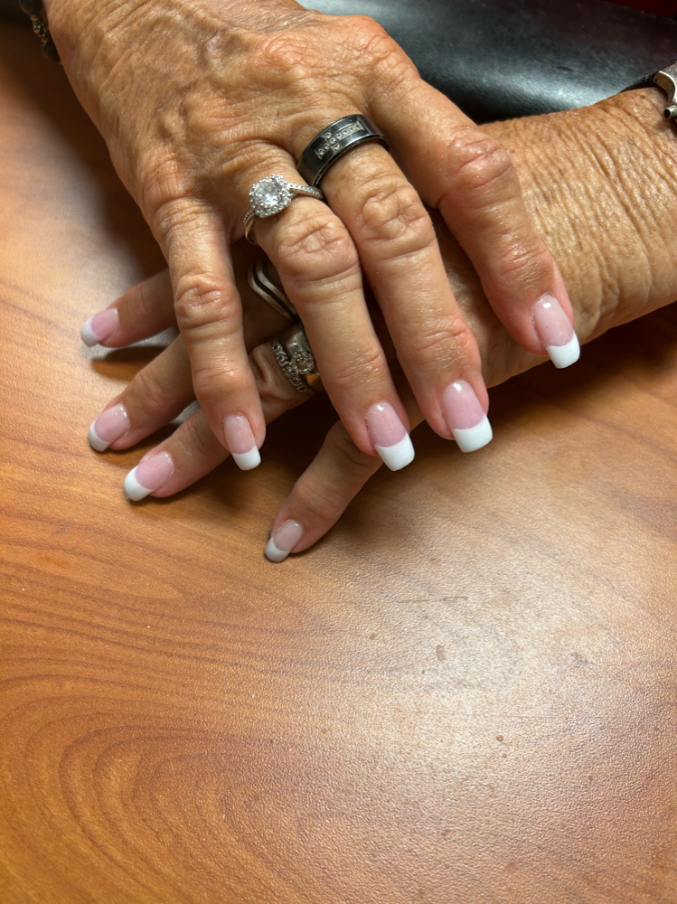 Pink and White Full Set