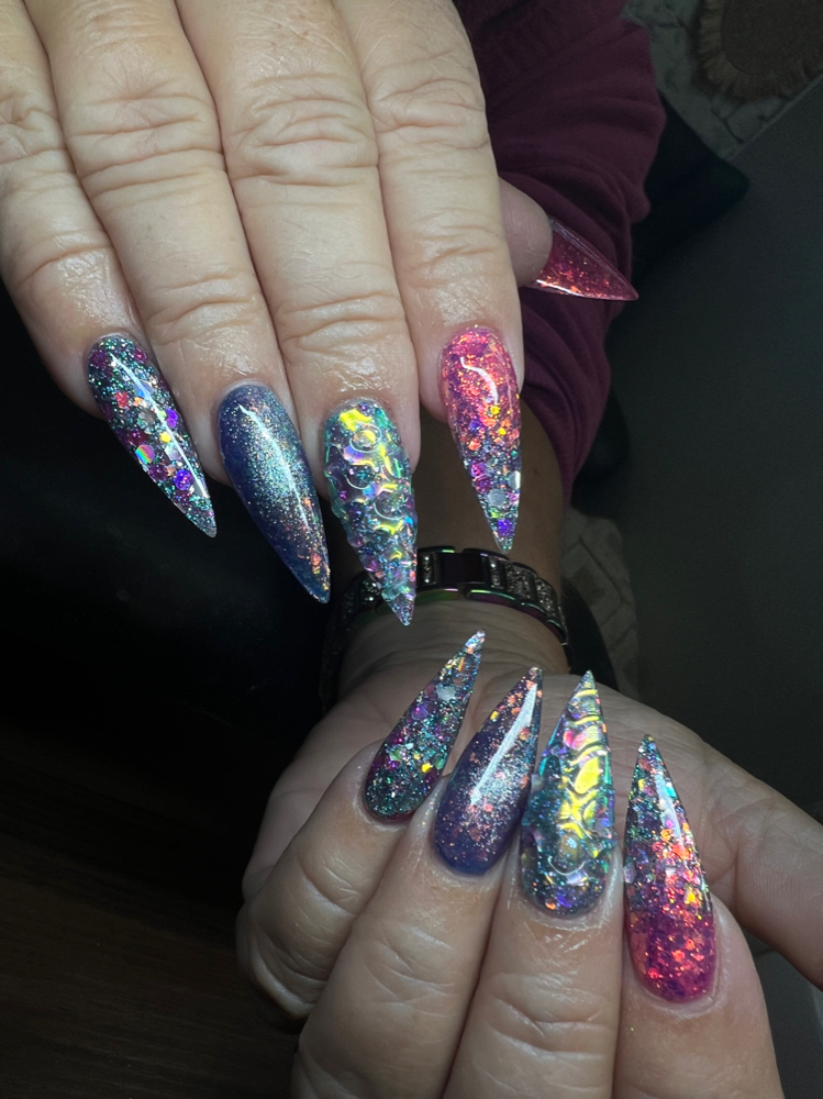 Encapsulated Nail Art