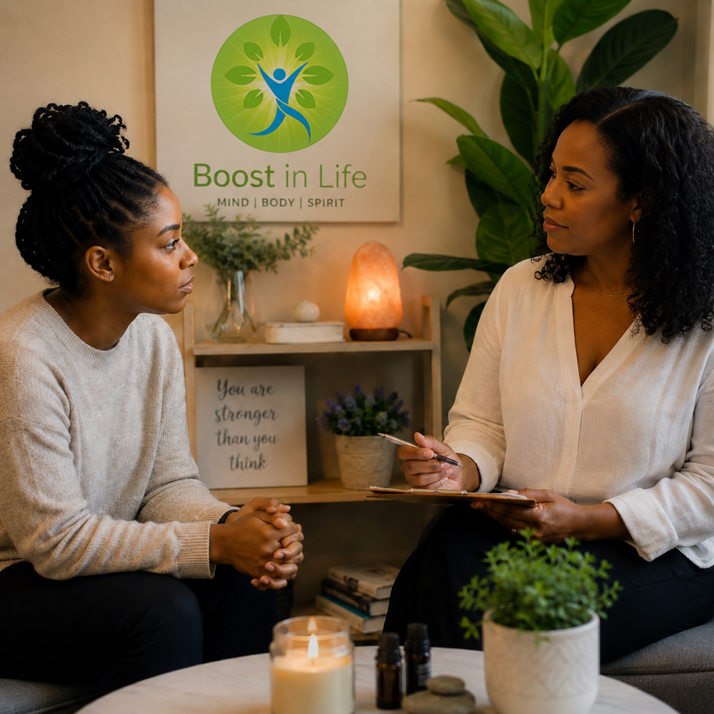 Holistic Wellness Consultation at Boost in Life Holistic Healing in Houston, TX