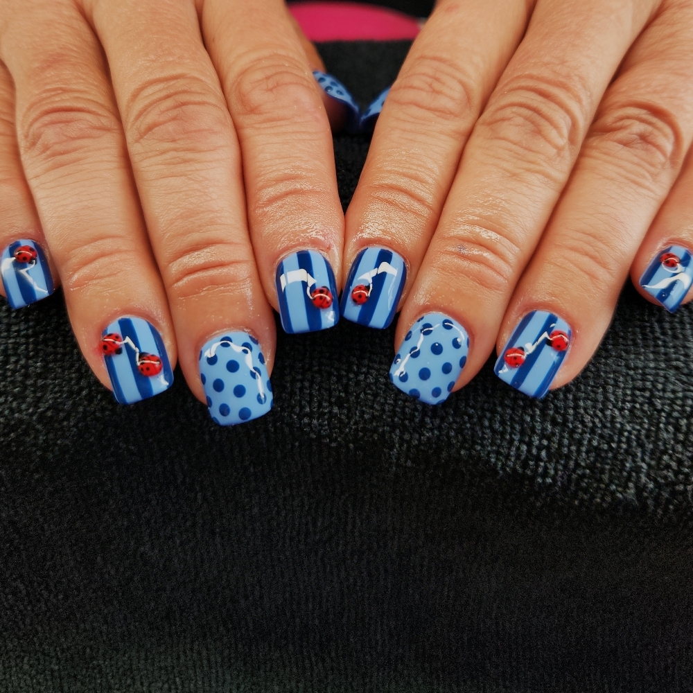 Stripes at Mikayla's Nails in Springboro, OH