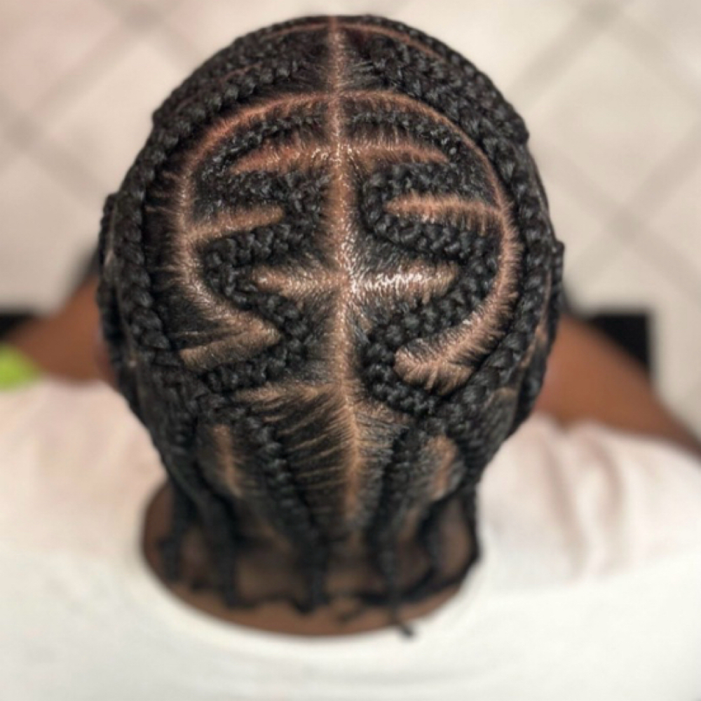 Men Cornrows at Madame Jay Salon in Freeport, NY