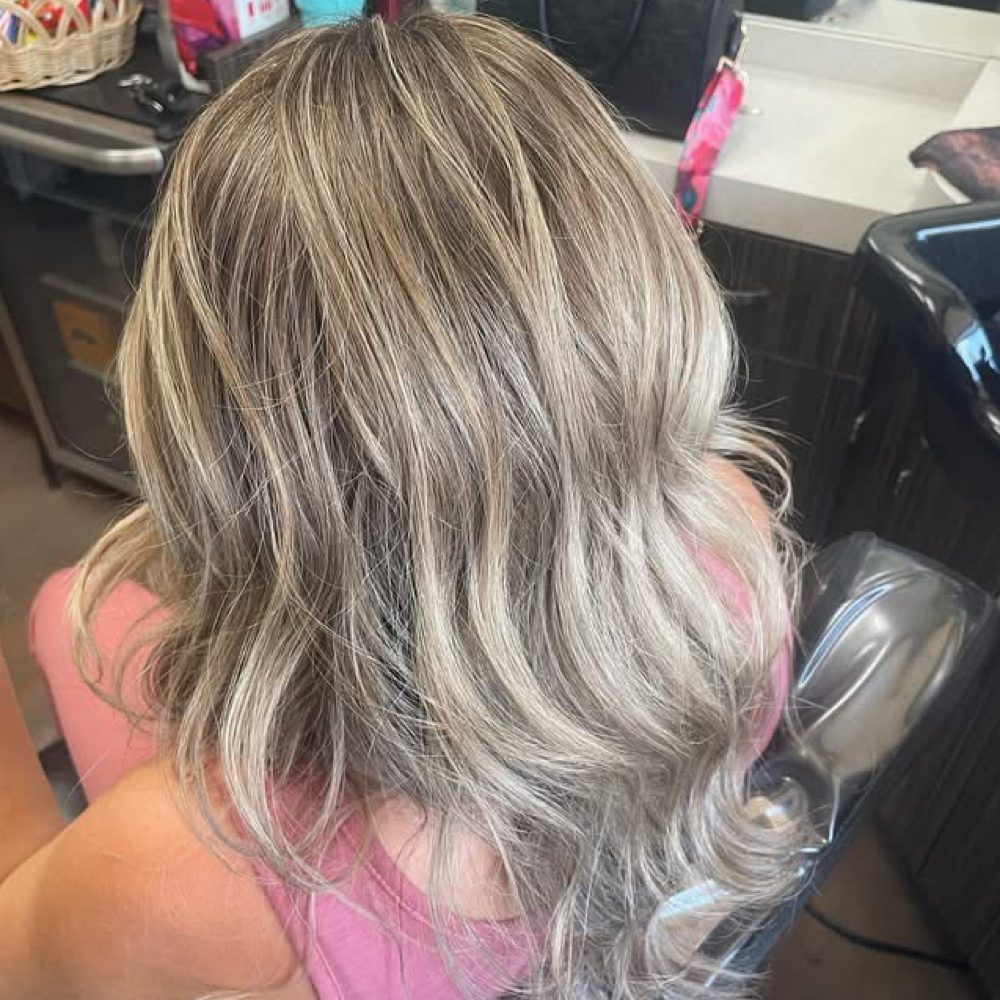 Full Highlights W Toner at Hair Force Studio (Inside Sola Salons) in San Antonio, TX
