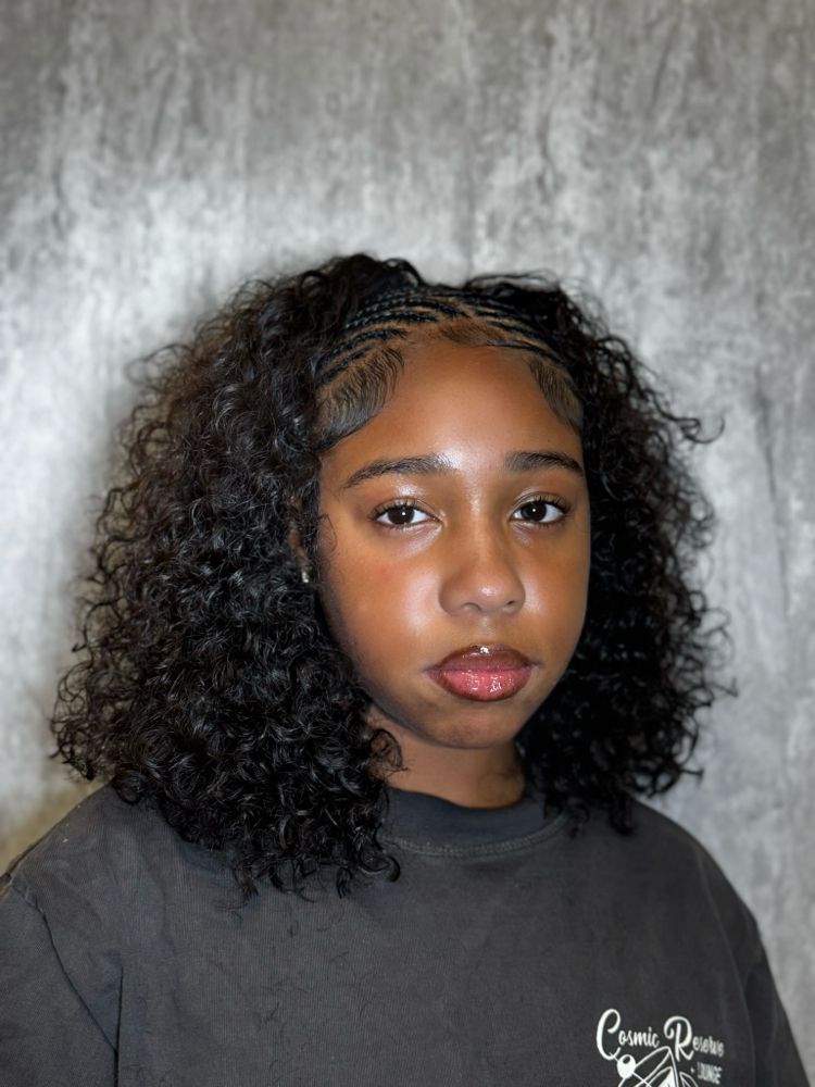 Fulani Braids With Quickweave at The Glam Haus by Rimac Hairstylist & Mua in mckinney, TX