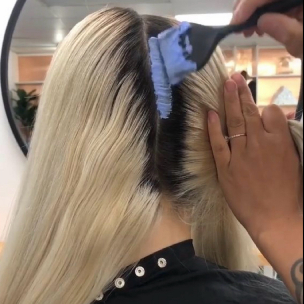 All Over Blonde Touch Up 1in at Studio41 in Pasco, WA