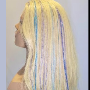Beaded Hair Tinsel Install at Finalcut Artistry in Strongsville, OH