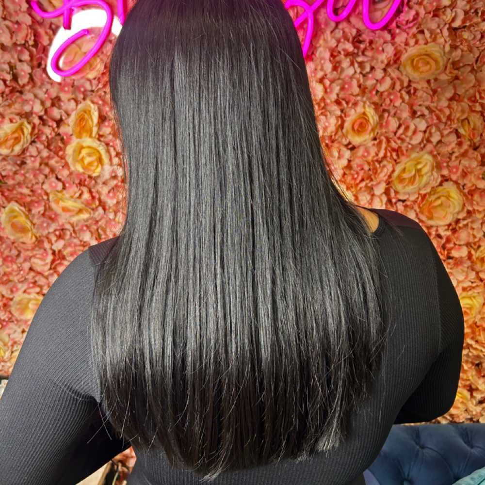 One Length Haircut at Izzy_xhair in Downey, CA