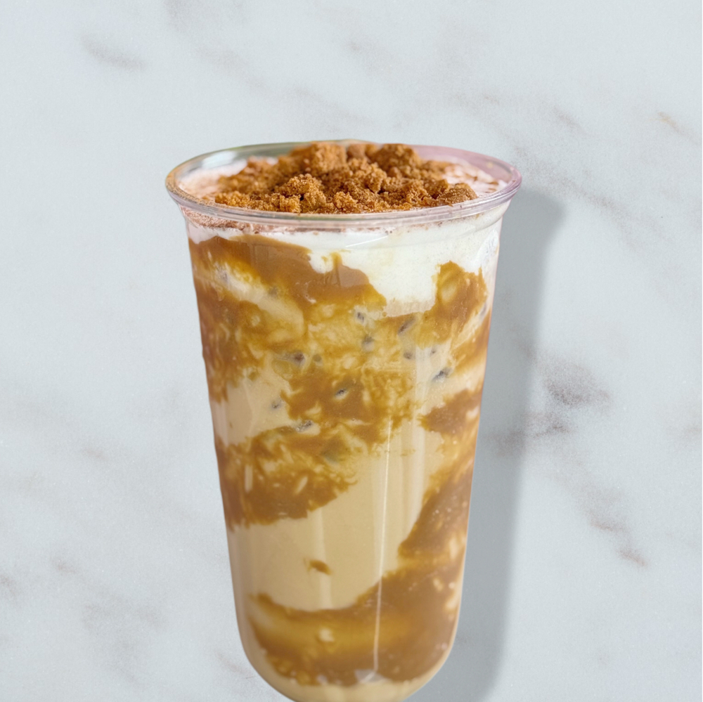 Biscoff Iced Latte