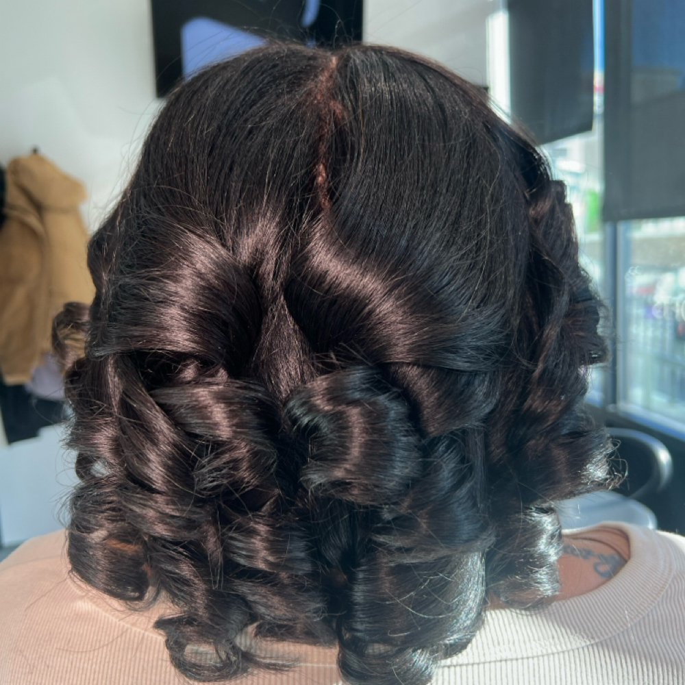 New Client SILK PRESS at Bounce Blowout Studio in Essex, MD