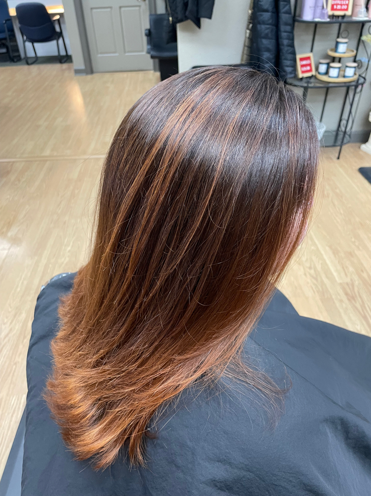 Dimentional Color With A Haircut