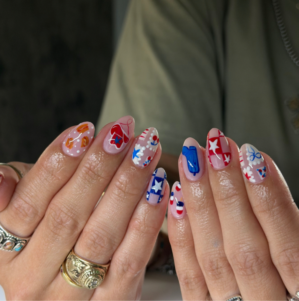 TIER 3 - Full Detailed Art at Nails by Tabea in New Braunfels, TX