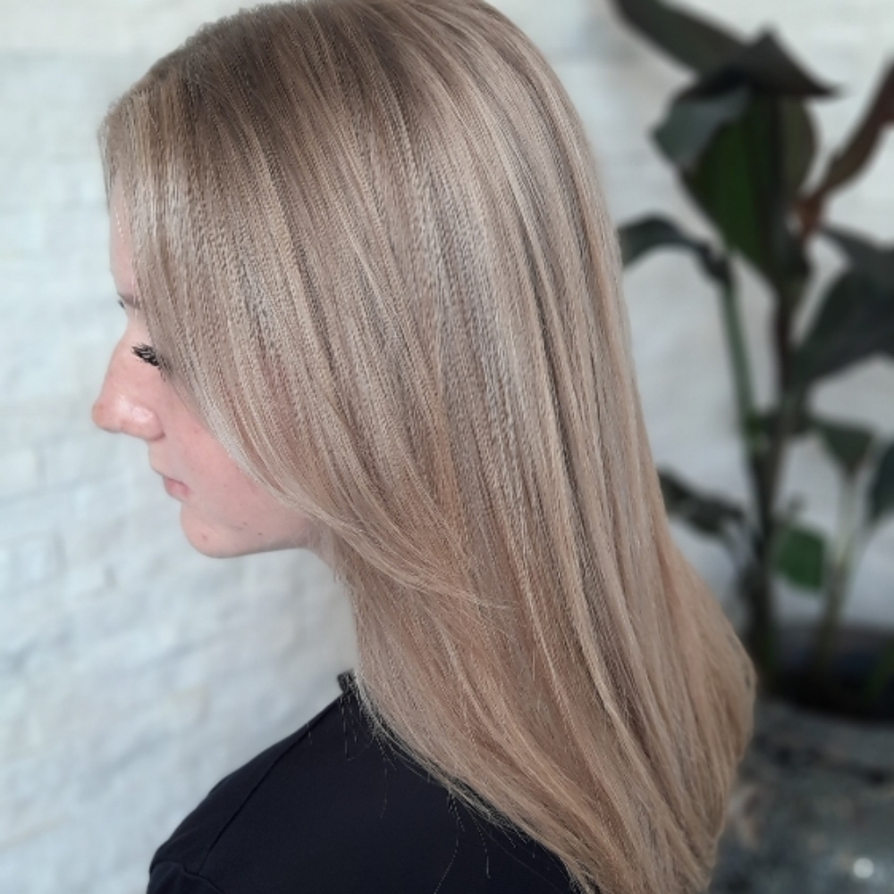 Glossing Treatment and Haircut at Color by Hannah in Muskegon, MI