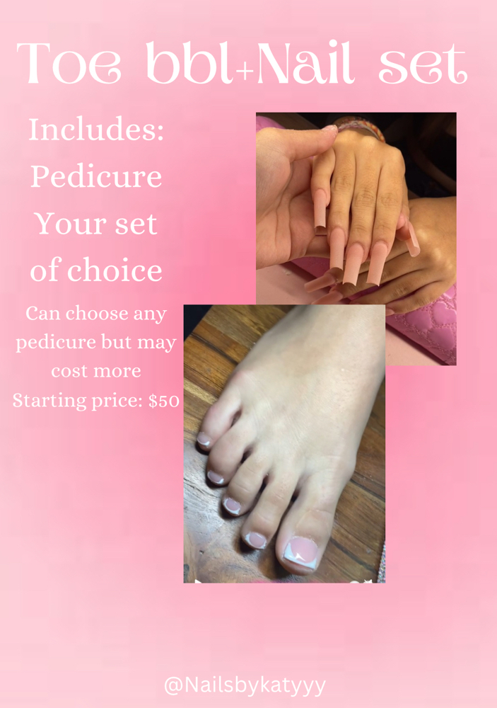 Toe BBL + Acrylic Set