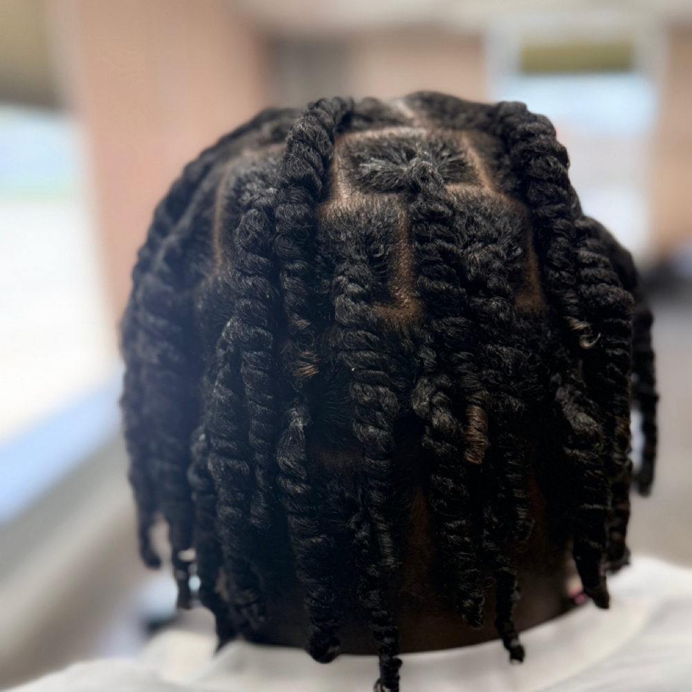 Two Strand Twist at TEN87 Lavish Raw Strands in Highland Heights, OH