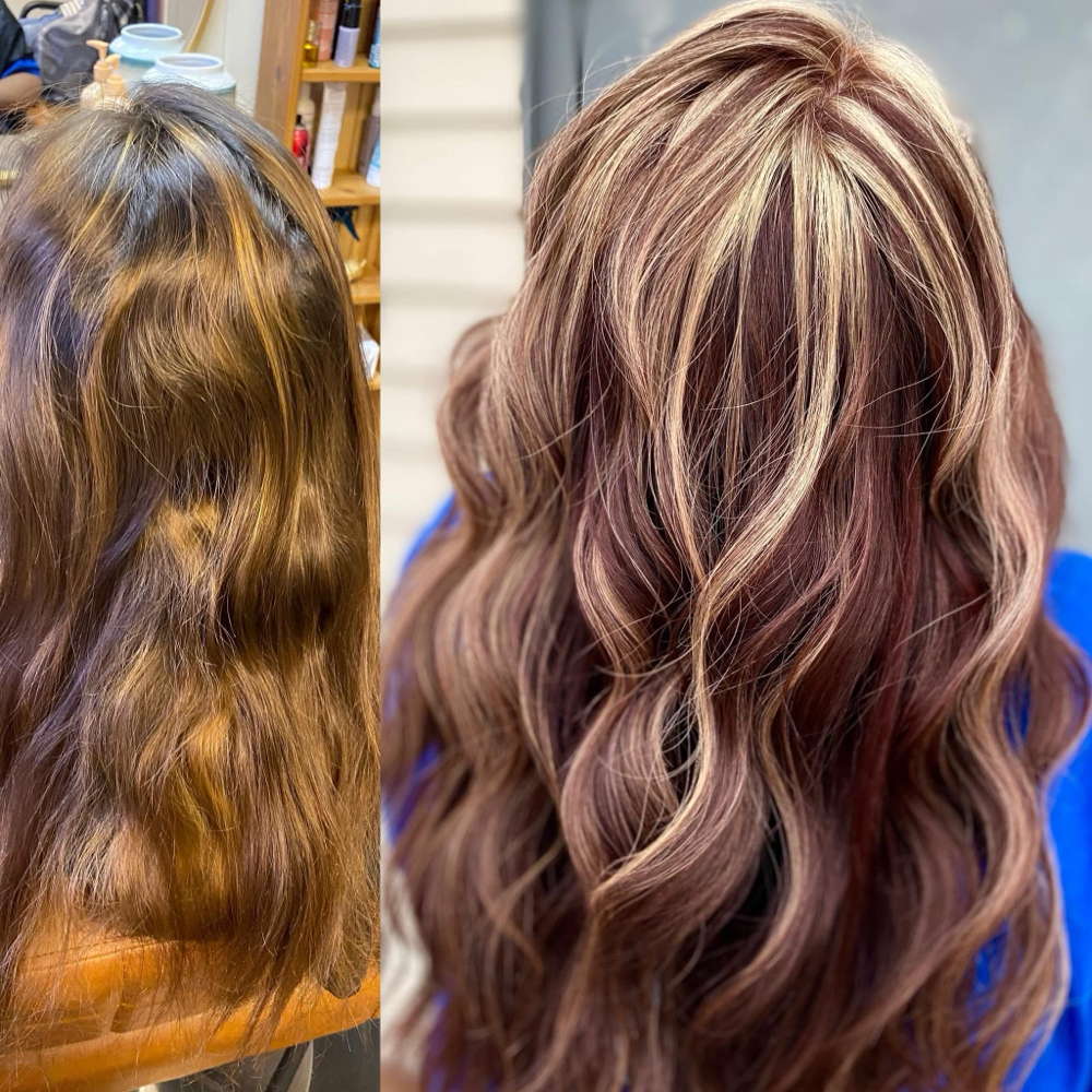 Hilite/lowlight. Long Hair- Partial