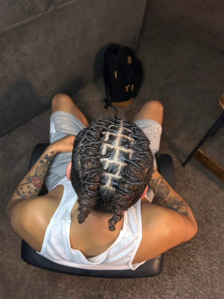 Retwist and Style (high taper)