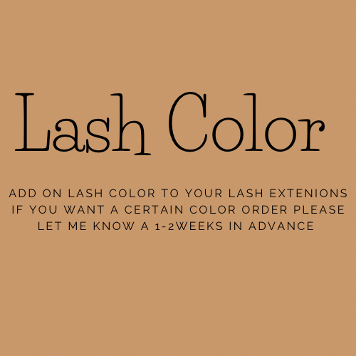 Add On Colored Lash