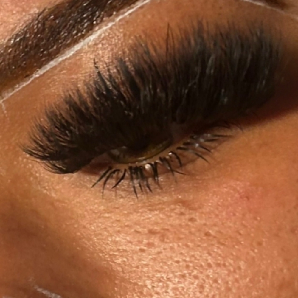 Cluster Lash Application at Crown Of Essence Hair Studio in COLUMBUS, GA
